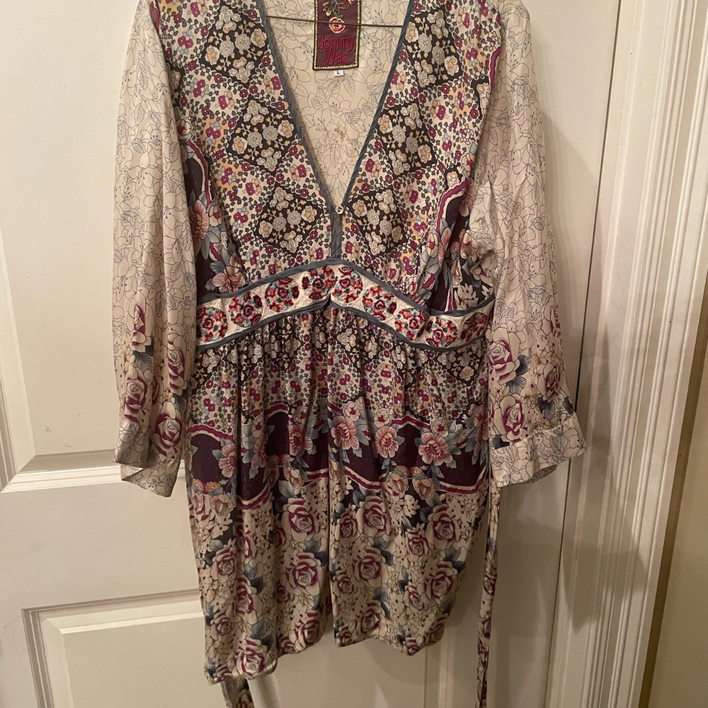 Johnny Was Floral Embroidered Dress or Blouse